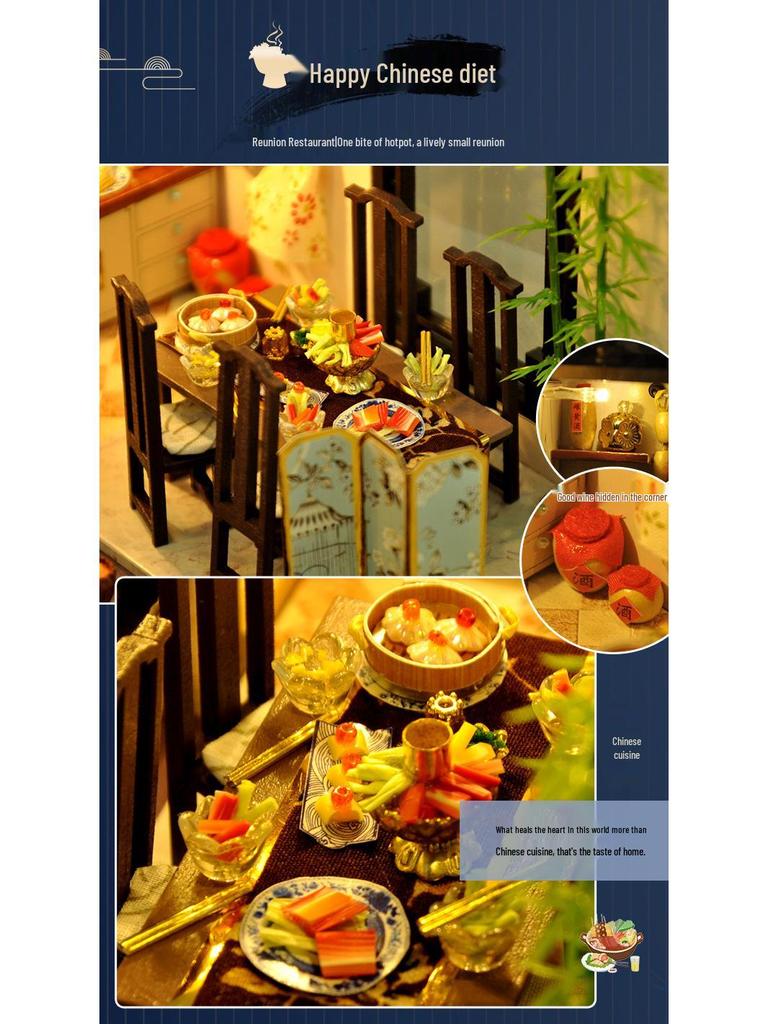 Tianyu DIY Creative Cottage Model Toy for Boys