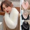 Thickened Faux Fur Scarf Classic Breathable Anti-freeze Winter Coat Collar