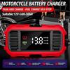 12V 2A Car Battery Charger Digital Display Smart Battery Charging Tool Trickle Charger Maintainer fo