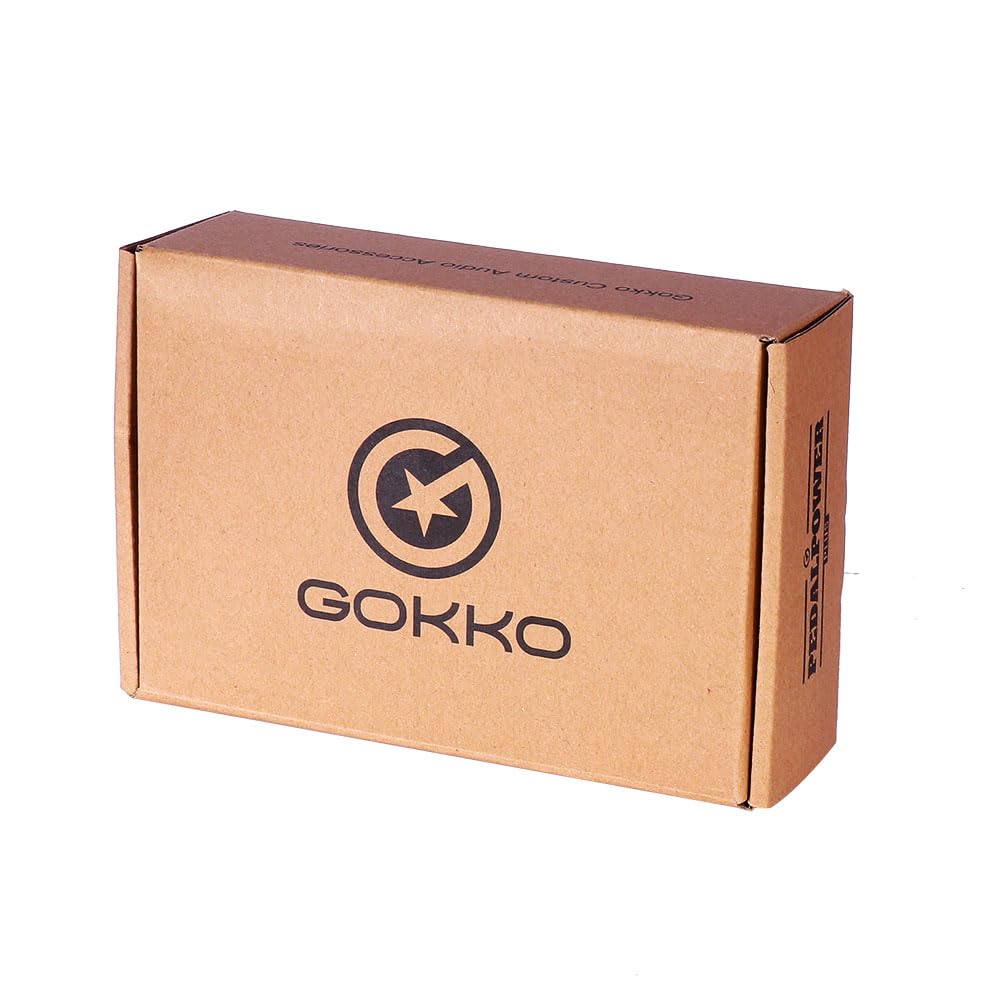 GOKKO AUDIO Блок питания для эффекторной педали, блок питания электрогитары, 10 независимых выходов постоянного тока, сертифицированный PSE 9 В/12 В/18 В (плюс)