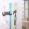 Home Wall Mounted Mop Organizer Holder Brush Broom Hanger Storage Rack Kitchen Tool ARI