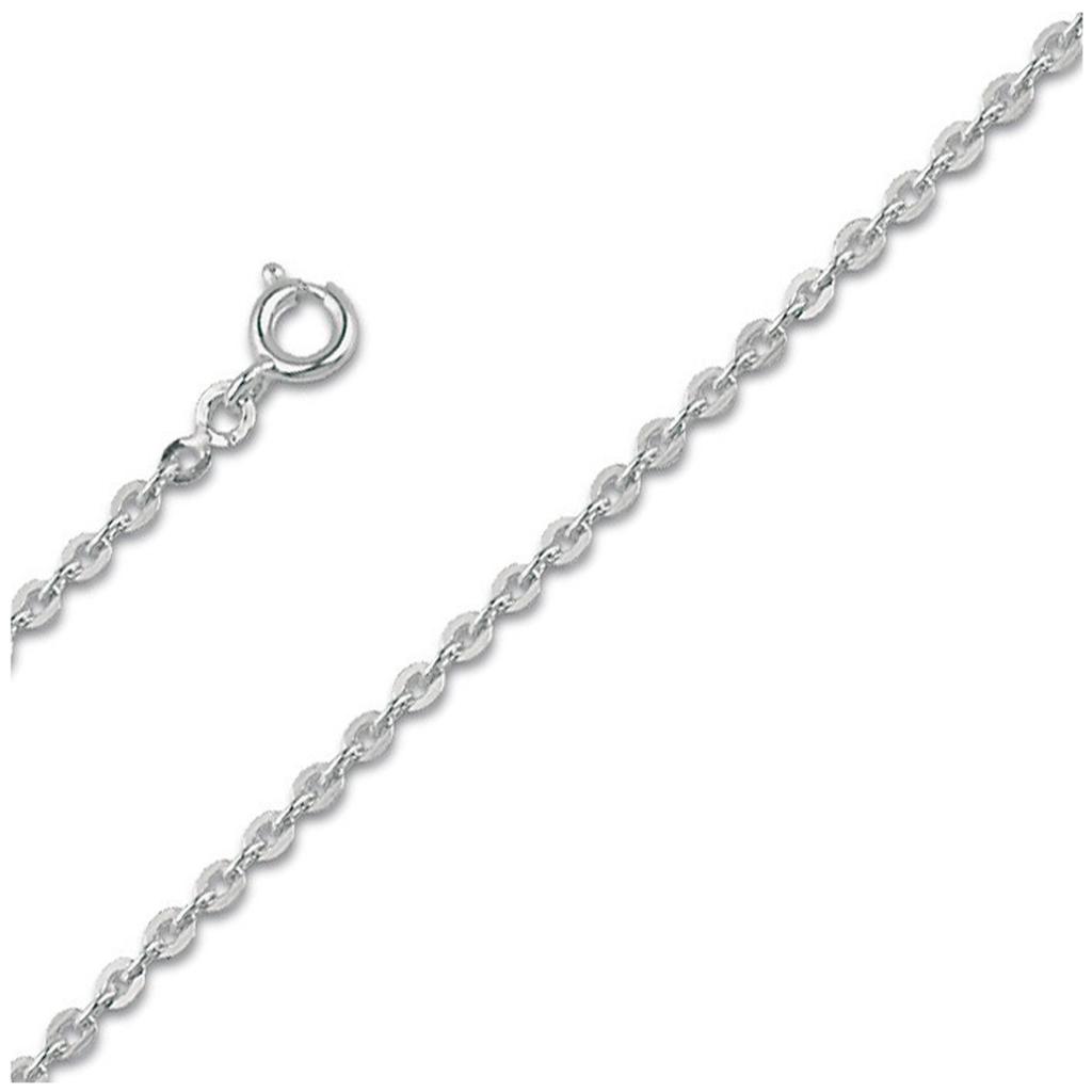 Altesse [R5737] - Artisanal Silver Chain 'Choréographie' Silver (rhodium) - 45cm 2mm