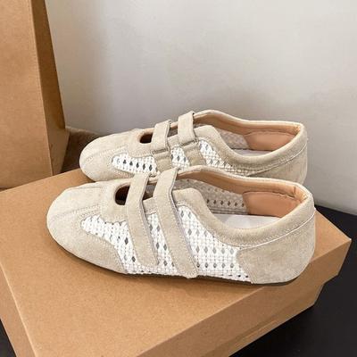 Модные Новые Балетки Женские Спортивные Туфли Модные Кроссовки Повседневные Неглубокие Лоферы Обувь для Ходьбы Балетки Тренд Уютные Zapatillas De Mujer