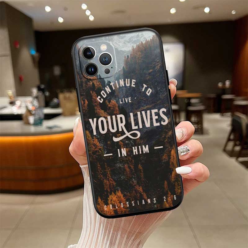 NH9 Bible Verse Jesus Christ New High-End Shell Phone Case for Redmi Note 10 11 12 Pro Max 10S 10C 10T 11A 11S 12S 12C