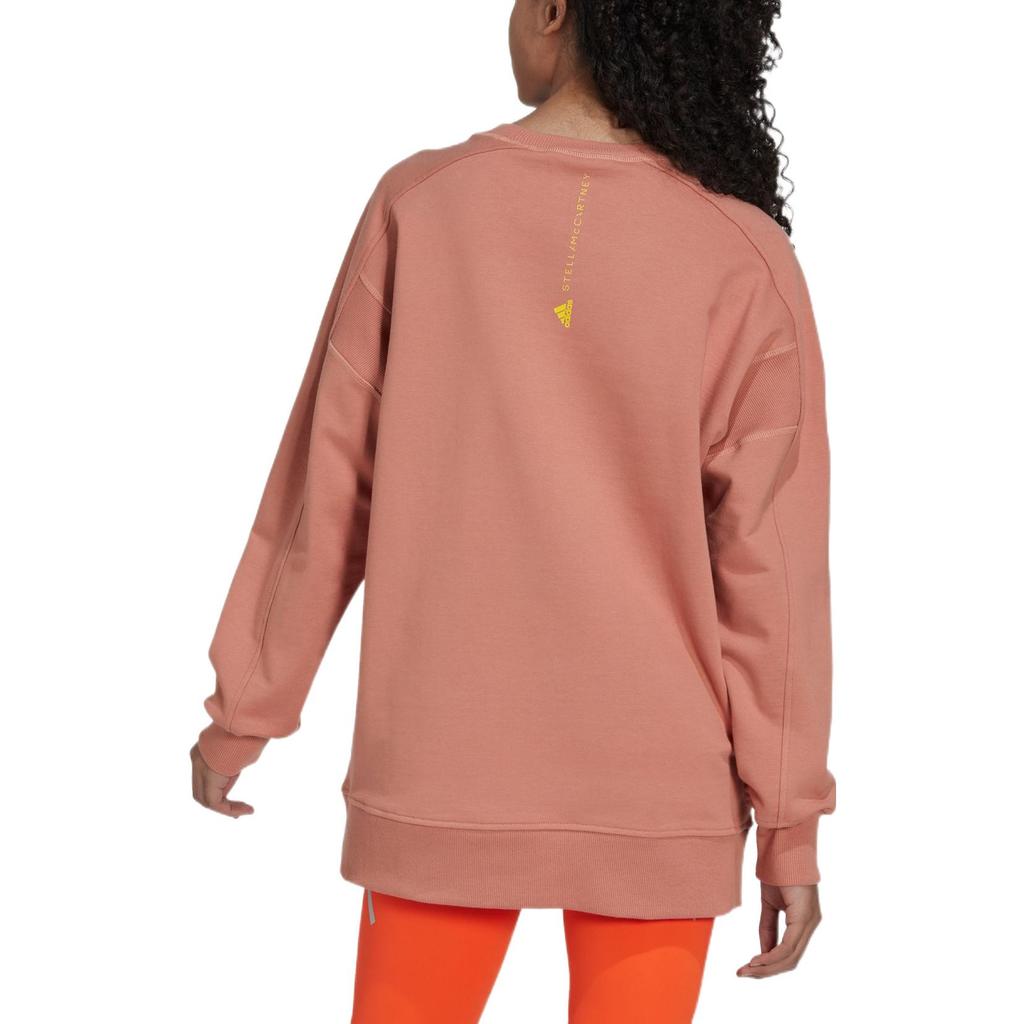 adidas X Stella McCartney Толстовки Унисекс Красно-коричневые С круглым вырезом Умеренный Обычный IB5887