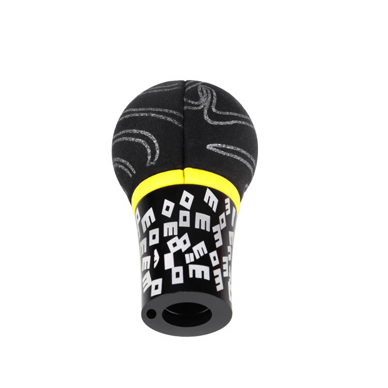 Ручка переключения передач Граффити Алюминий Замша Механическая коробка передач Рычаг переключения передач Универсальный Инструменты для переоборудования салона автомобиля Ручка