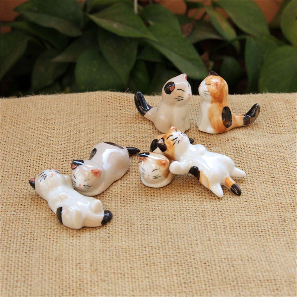 Beautiful Home Hotel Luck Japan Lucky Cat Cutlery Stand Japanese Chopsticks Holder Ceramic