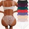 1Pc Women Lace Panties Sexy Transparent Underwear Breathable Seamless Briefs Sweet Mid Waist Underpants Female Lingerie