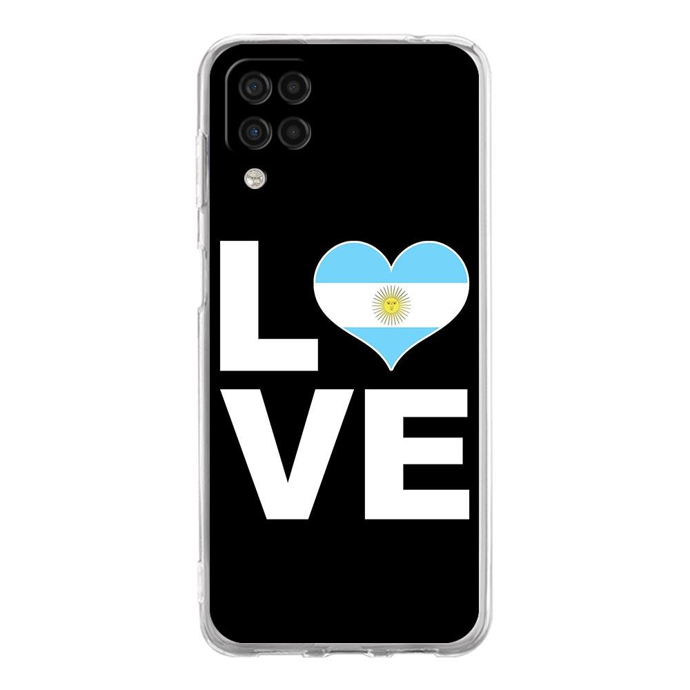 Чехол для телефона с флагом Аргентины Soccer 10 для Samsung Galaxy A51 A71 A21S A12 A11 A31 A41 A03S A13 A33 A73 A53 A52 A32 5G, прозрачный чехол