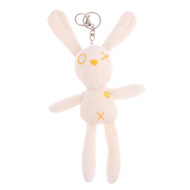 Lovely Cartoon Rabbit Doll Plush Keychain Stuffed Bear Dolls Keyring Cute Bag Pendant For Kid Girl Gifts
