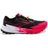 Brooks Catamount 3 Удобные Универсальные Нескользящие Прочные Низкие Кроссовки для Трейлраннинга Женские Черный Красный 1204051B007