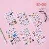 6sheets /Bag Cute Cartoon Children Stickers Transparent Pvc Stickers Waterproof Stickers Creative Bagged Animal World Stickers
