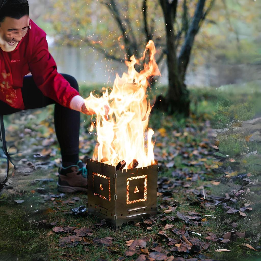 Bushbox XXL Campfire Fire Pit, Large Outdoor Stove, Made In Germany