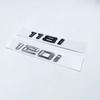 Old Font Numbers Letter 116i 118i 120i 125i 128i 130i 135i 140i Top ABS Emblem for BMW 1 Series Car Trunk Nameplate Logo Sticker