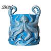 Unique Plant Gift for Gardeners 3D Printed Octopus Planter, Planter with Tray, Holder, Nautical Coastal Modern Home Decor Indoor Outdoor Holder