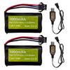2 шт. 7,4 В 1000 мАч 2S Li-ion Аккумулятор со штекером SM-3P и USB-кабелем для DE82, TK3086B, G20601 RC Автомобиль с дистанционным управлением, TK-3082B, Специальный