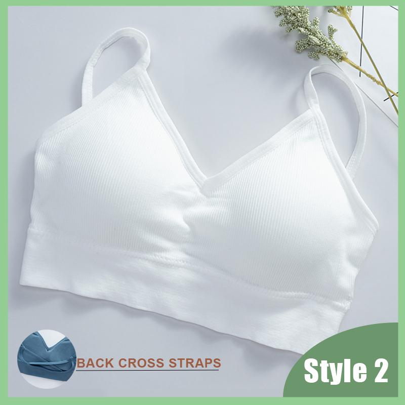 Нижнее белье женское Gather No Steel Ring Tank Tops Bra Tube Top Wrapped Chest Beauty Back Actival Cotton Thin Section Lingerie