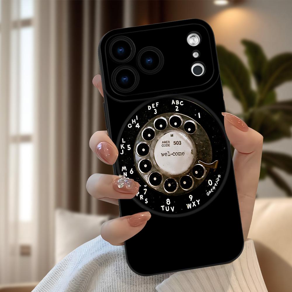 Retro Nostalgic Rotary Dial Phone Case for Xiaomi Redmi Note 15 14 13 12 11 Pro Plus 4G 5G 12S 11S 10S 10 9 9S 8 Redmi 10C Cover