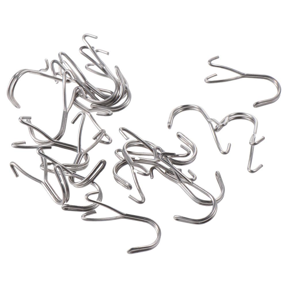 20 шт. Сетчатый держатель полки для товаров Подвесной Подходит для дисплейных крючков Стеллажи для хранения Розничный магазин Перфорированная панель Крючки