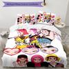 3pcs KPop Demon Hunters17 Cover Set - Personalized Name, HD Printed Bedding with 1 Cover and 2 Pillowcases - Perfect for Home Decor, Easy Care