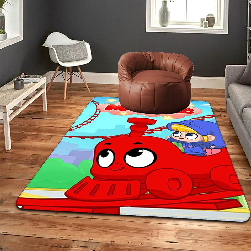Mila and Morphle Rug Floor Mat for Living Room or Bedroom Soft and Comfortable Carpet a Gift for Birthday and Holiday.