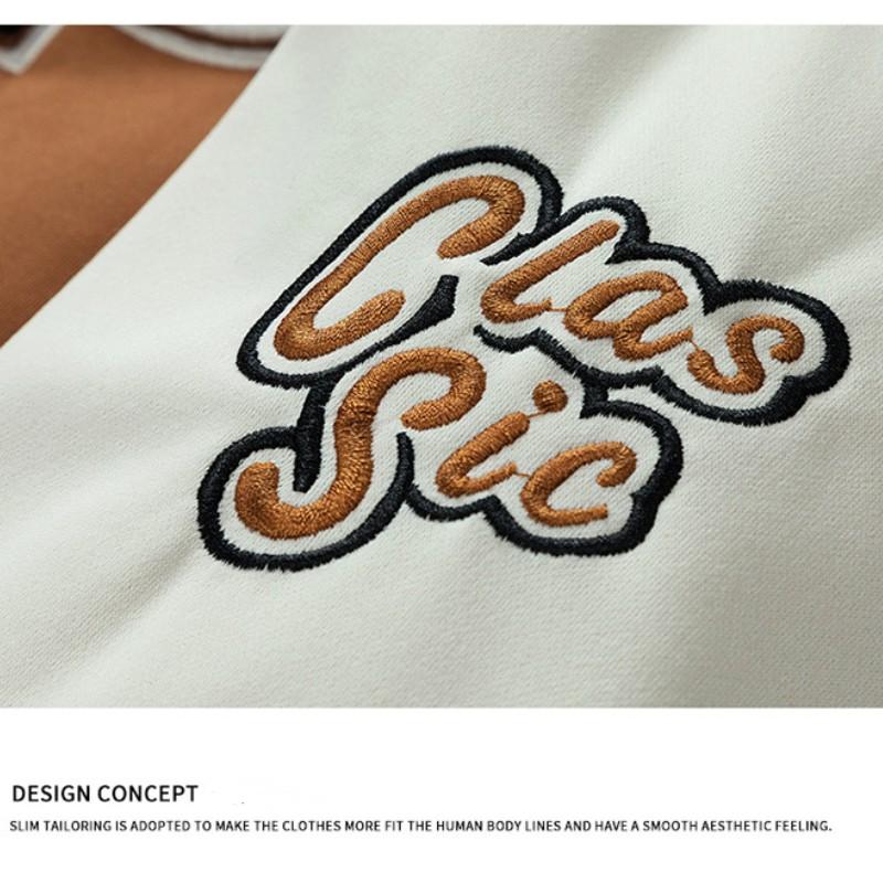 Spring and Autumn New Hong Kong Style Casual Baseball Jacket Men's Handsome Trend Loose Coat Men's and Women's Same