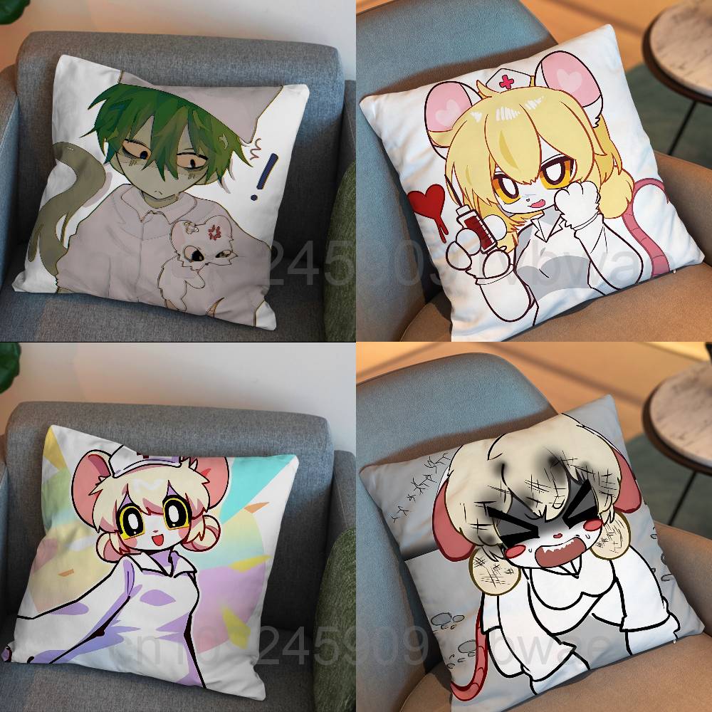 Lorna Damm Terrible Mouse Pillow Case Pillow Case Living Room Sofa Cushion Cover Suitable For Home Bedroom Room Decoration