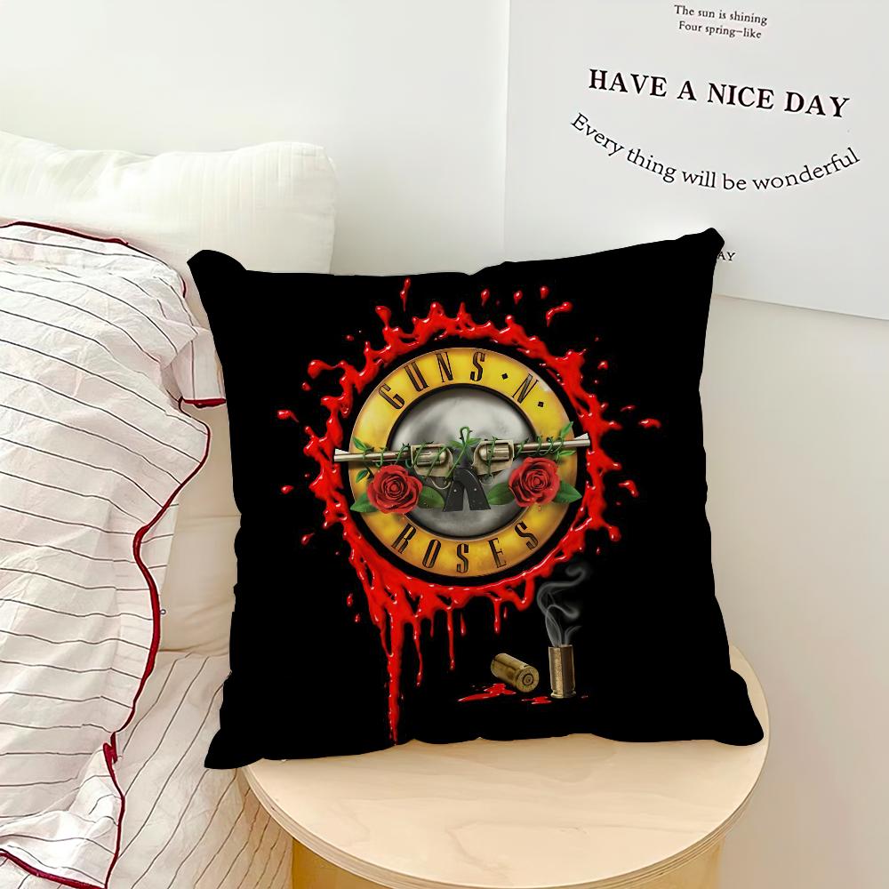 GGuns N Roses Use Your Illusion I Pillow Case Sofa Living Room Bedroom Headboard Backrest Cushion Square Cushion Nap Time