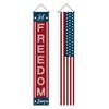 4th of July Patriotic Door Banners Outdoor Patriotic American Flag Hanging Porch Sign for Independence Day Memorial Day Decor