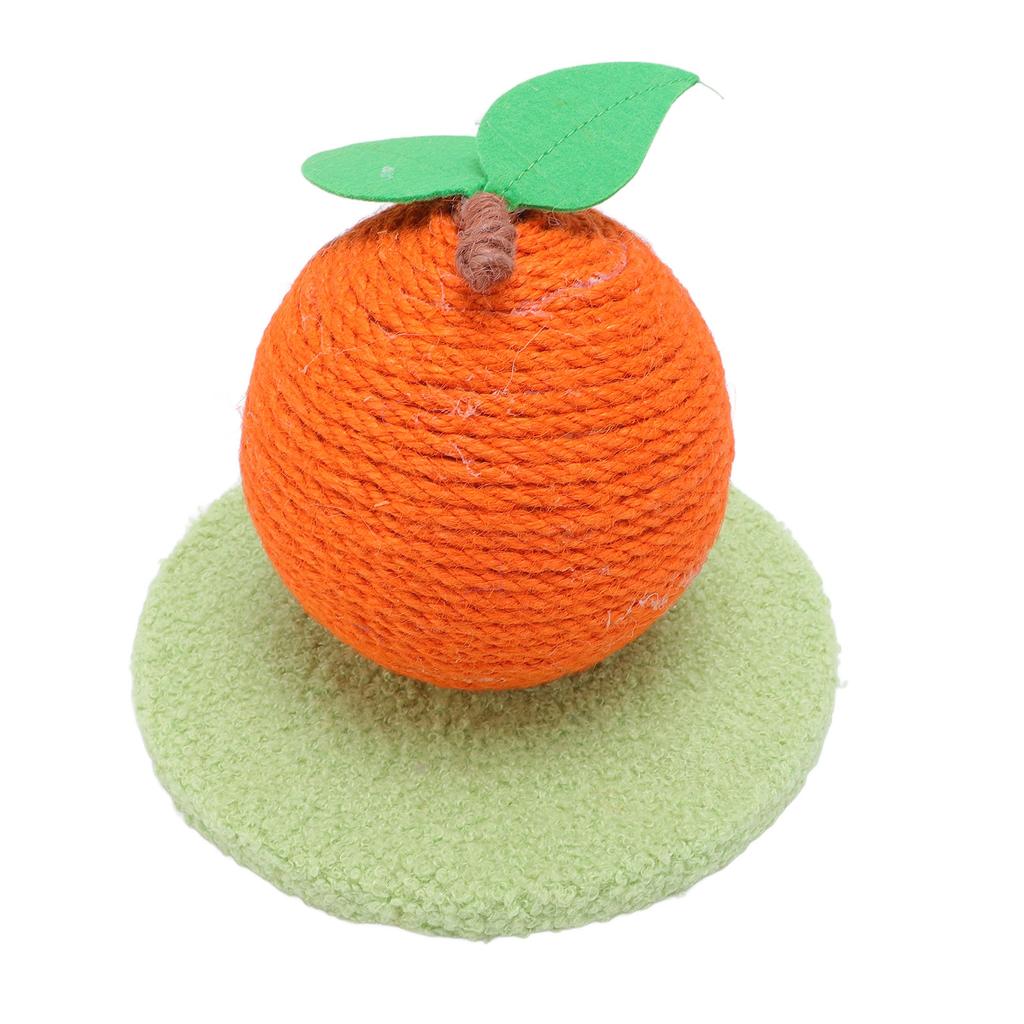 Orange Cat Scratching Post Interactive Cute Cat Scratcher with Scratching Board Multifunctional Cat