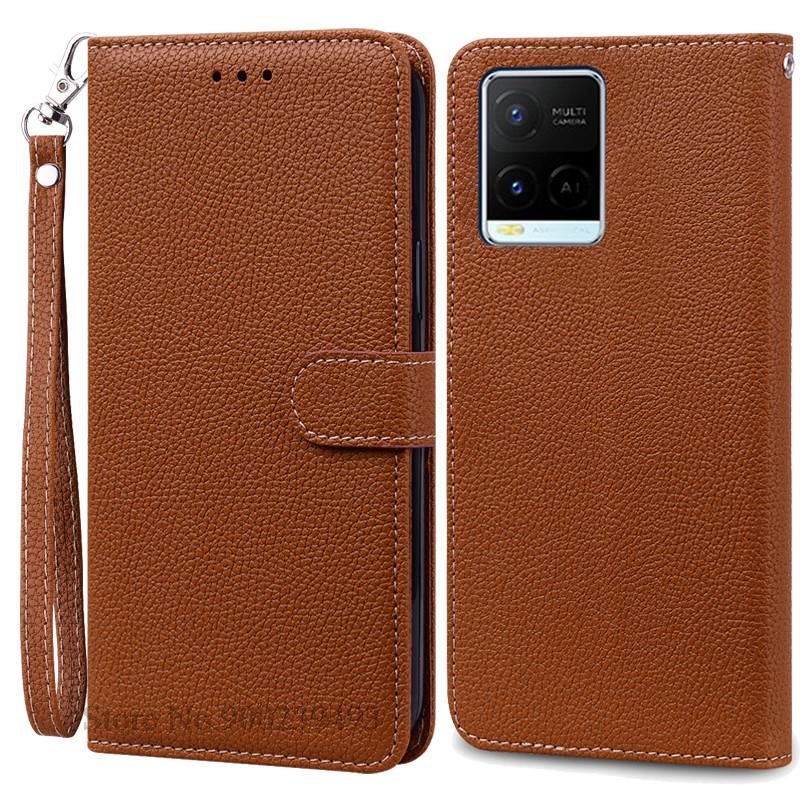For Vivo Y21 2021 Y21S Case Wallet Flip Case For Vivo Y33S Y33T Y32 Y21T Y21E Y21A Y21G VivoY21 Silicone Cover Coque Fundas Etui