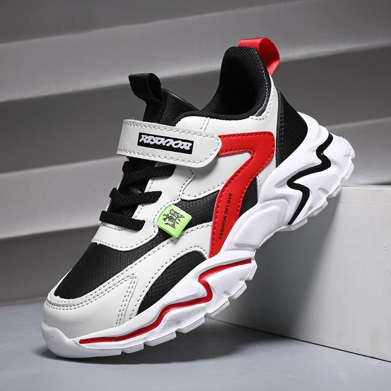 Medium and Large Children's Sports Shoes Are Lightweight, Primary School Children's 2025 New Mesh Running Spring Boys' Soft-soled Breathable Shoes