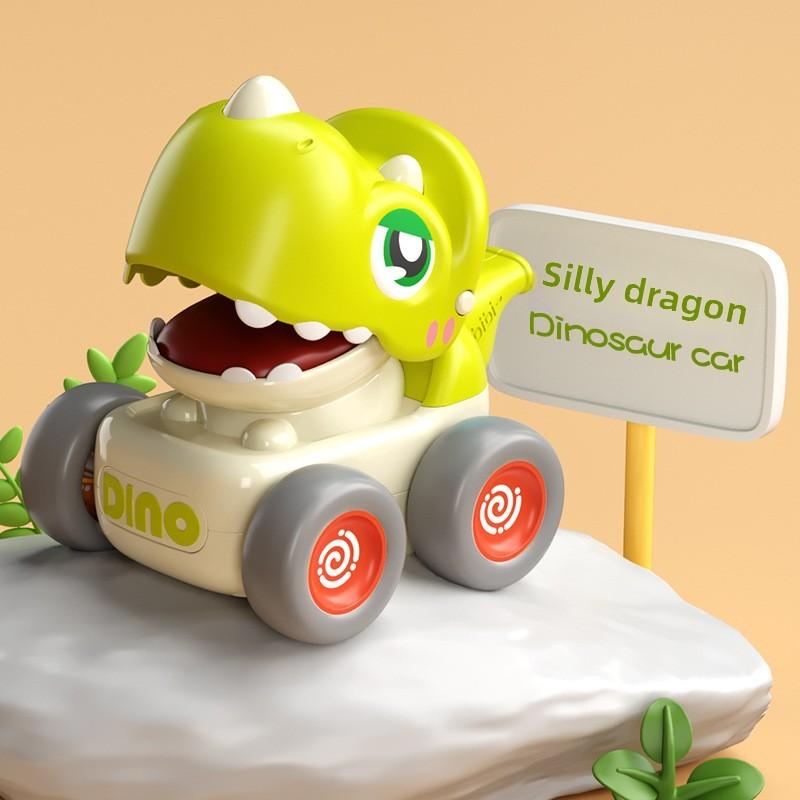Игрушка Динозавр Движение Вперед Свисток С Инерцией Для Детских Игр И Обучения