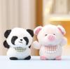 Plush Toy Panda With Pp Cotton Filling Keychain For Kids Room Accessory Gift