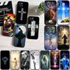ED27 Jesus Cross Phone Case for iPhone 6 6s 7 8 11 12 13 14 15 XS Pro Max XR X SE Samsung S20 S21 S22 S23 S24 FE Ultra Plus Lite S21S A55