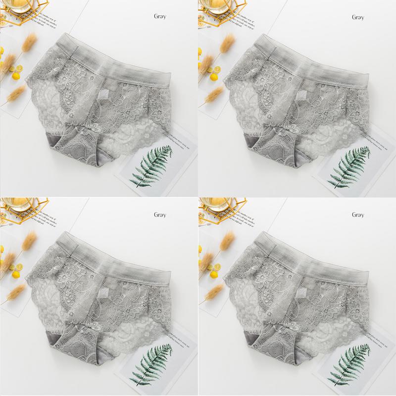 4 шт бесшовные женские сексуальные кружевные трусики хлопковые дышащие трусы для девочек трусы с низкой талией