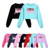Kids Girls Anime Cartoon POP Singer Super Star Mira Rumi Zoey Saja Boys Printed Casual Long Sleeves Round Neck Sweatshirt Top