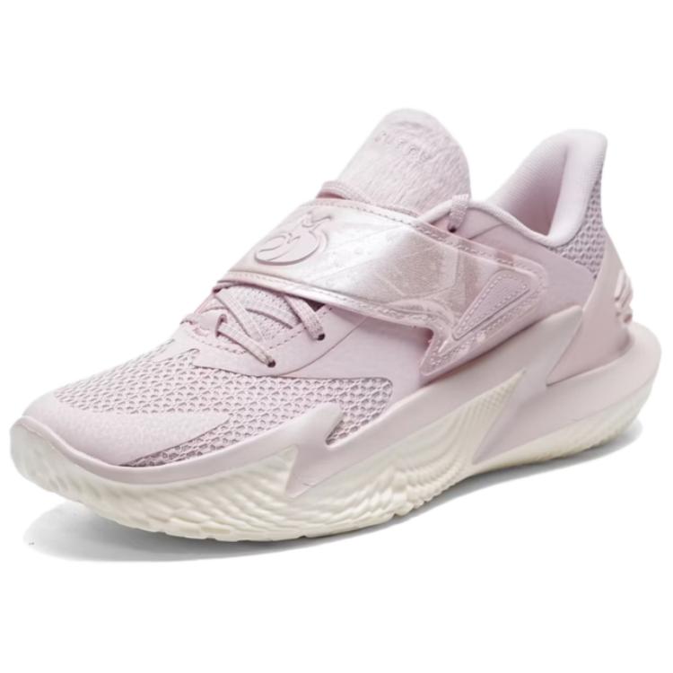 Under Armour Удобные Легкие Прочные Дышащие Низкие Баскетбольные Кроссовки Унисекс Розовый 6006300-616