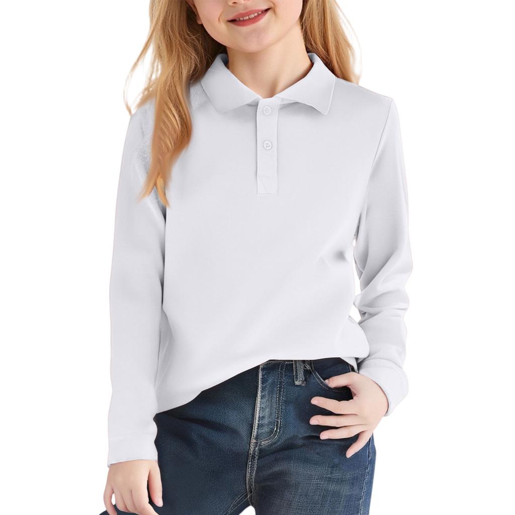 Kids Long Sleeve Shirt School Uniform Shirts For Boys