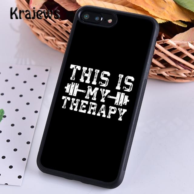 Чехол для телефона Krajews для фитнеса, бодибилдинга и тренажерного зала для iPhone 14 5 6s 7 8 plus X XR XS 11 12 13 pro max Samsung S21 S22ultra Plus