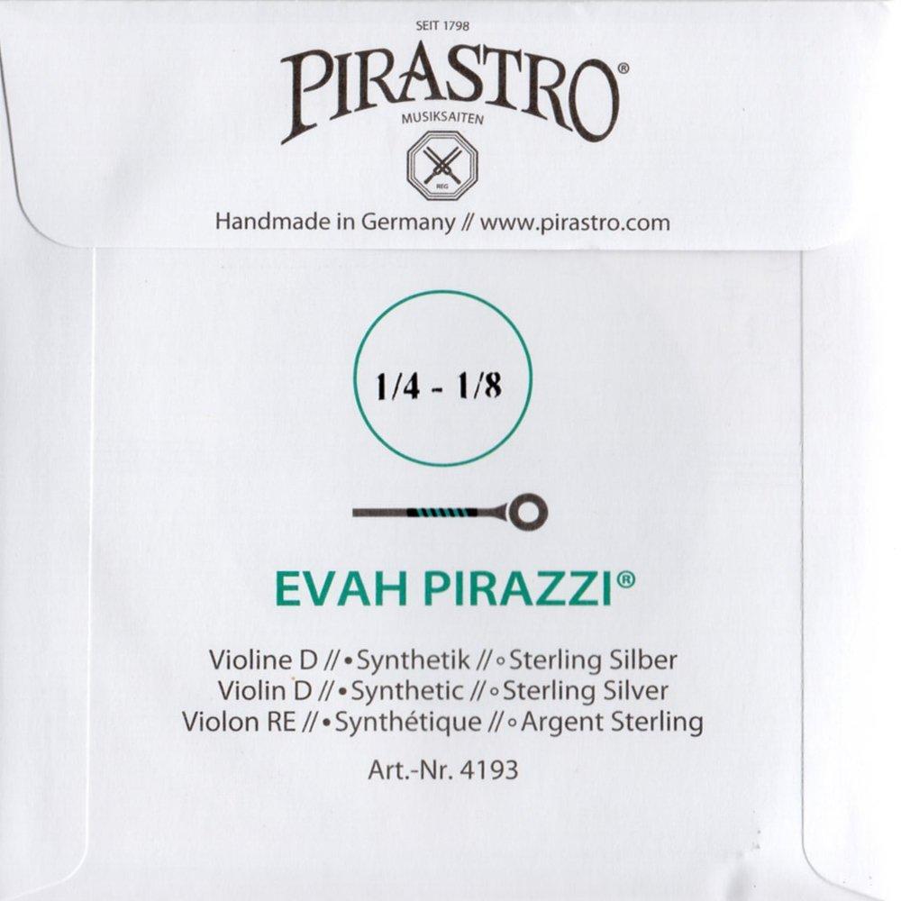 Pirastro Evah Pirazzi Violin Strings Set E A D G Child Size 1/4-1/8 Ball End for E String