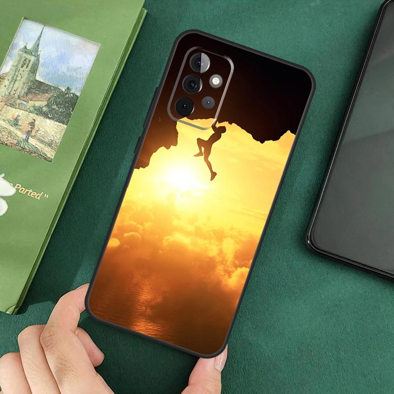 Mountain Climbing Cover For Samsung Galaxy A54 A52S A52 A32 A22 A12 A72 A33 A53 A73 A14 A70 A51 A71 Case