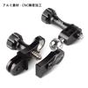 HSU Action Camera Mount GoPro Accessory 360 Degree Rotation Spherical Holder Extension Mount Base Mount Compatible with GoPro Hero Action and all