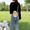 Women Duck Shape Bag Crossbody Female Soft PU Leather Shoulder Bag Girls Cute Cartoon Duck Handbags and Purses