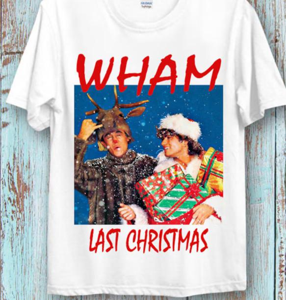 WHAM Last Christmas T Shirt New Year Xmas Christmas Tee Top Cool