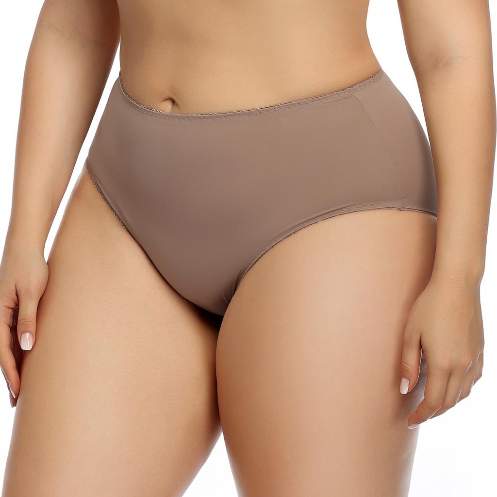 Solid Color Women Panties Plus Size Female Underwear Breath Lingeries Middle Waist Panty L XL 1XL 2Xl 3Xl 4Xl 5Xl 6Xl 7XL
