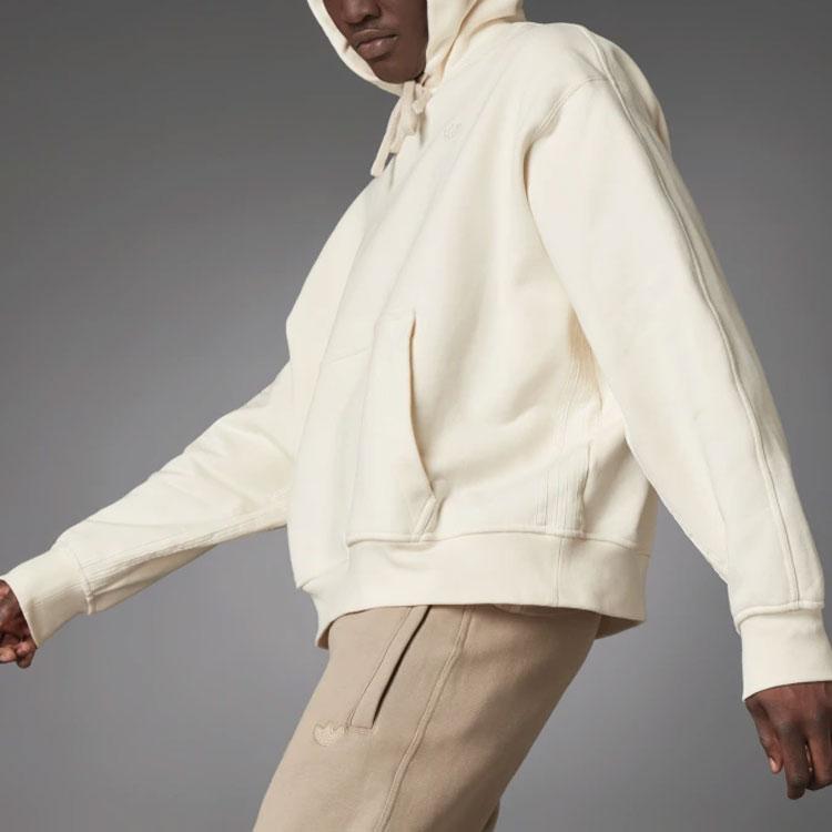 Adidas Originals Blue Version Collection Sweatshirts Men's White Hooded Moderate Regular H23138