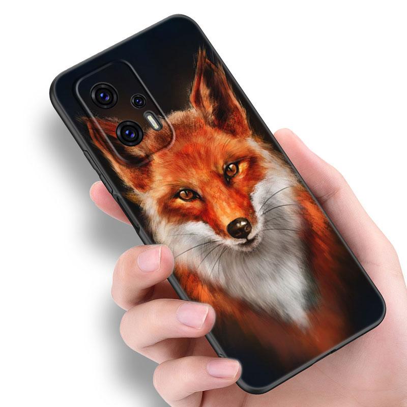 Чехол для телефона с изображением лисы для Xiaomi POCO F2 F3 M2 M3 M4 X3 X4 Pro NFC F4 GT 5G F1 X2 C3 C31 C40 M5S, мягкий черный чехол из ТПУ