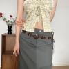 Retro Bohemian Brown Wide Waist Corset Belt for Women - Leather Kawanishi Style Accessory