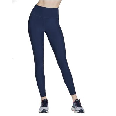 Skechers Леггинсы GO Flex Rib Fl HW, Женские темно-синие леггинсы